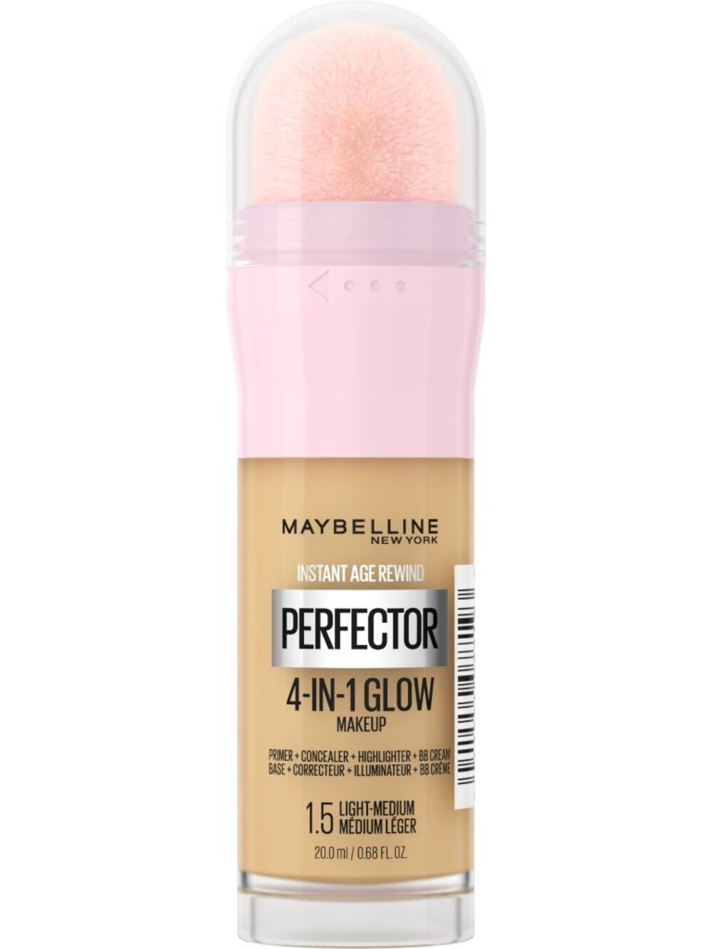 Maybelline New York Instant Age Rewind Perfector 4-In-1 Glow Makeup Light Medium
